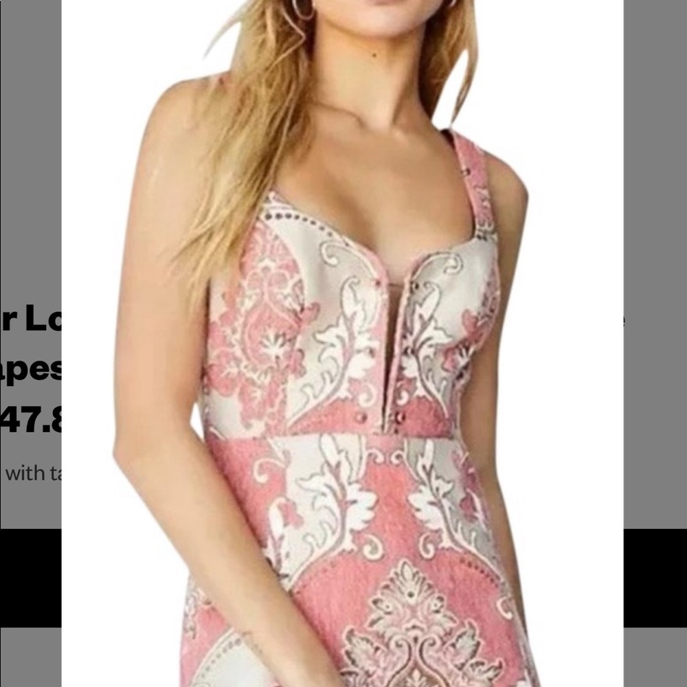 For Love and Lemons Brocade Tapestry dress M